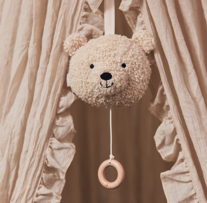 Jollein Glasbena obešanka Teddy Bear