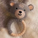 Jollein Obroček za grizenje Bear