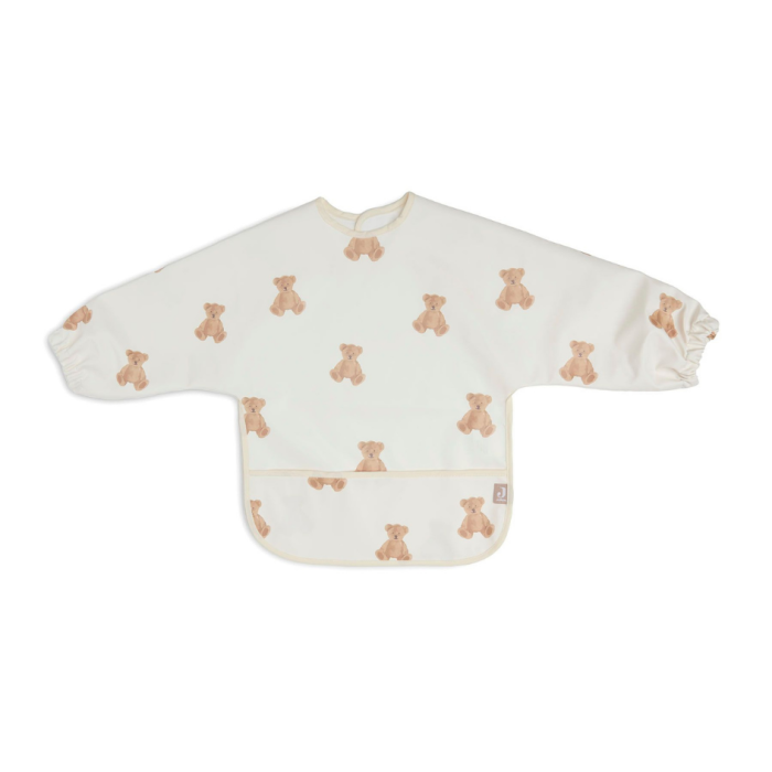 jollein nepremočljiv slinček z rokavi teddy bear