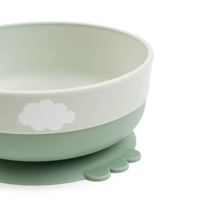 Done by Deer - Prvi jedilni set Foodie Happy clouds, Green