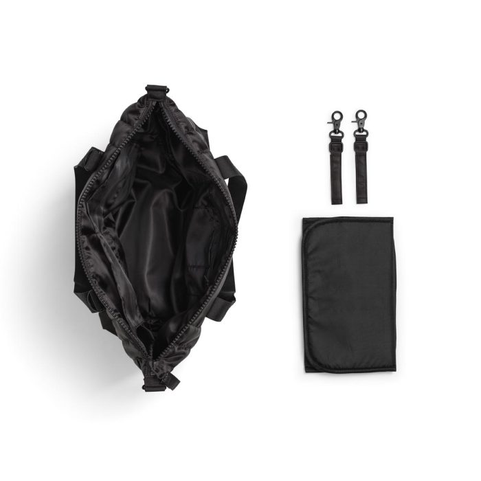 Elodie - Športna previjalna torba Quilted, Black