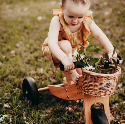 Kinderfeets® Pletena košarica za poganjalce