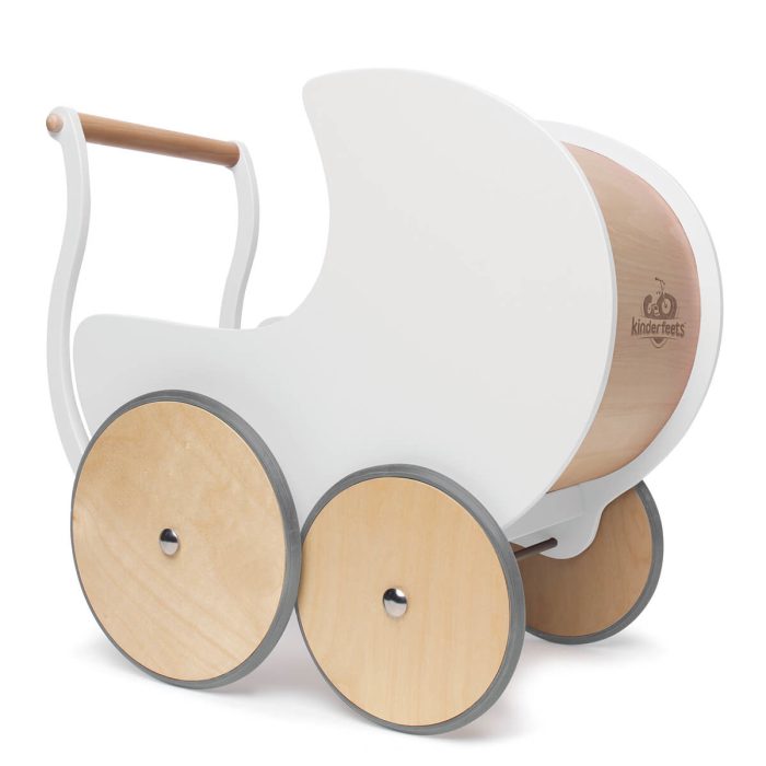 Kinderfeets® Lesen voziček za lutke in urjenje hoje White