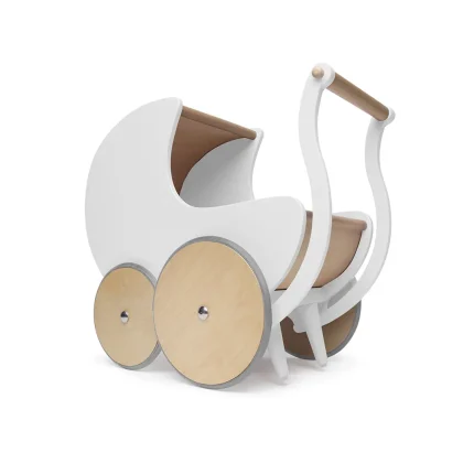 Kinderfeets® Lesen voziček za lutke in urjenje hoje White