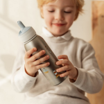 Little Dutch steklenička iz nerjavečega jekla flip-up Sailors bay 350ml