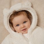 Little Dutch Teddy jakna baby Bunny Off-White