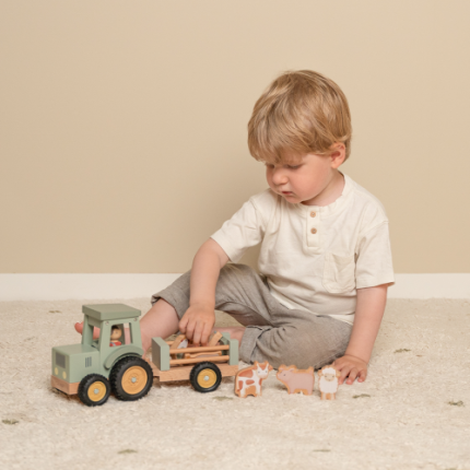 Little Dutch Lesen traktor s prikolico
