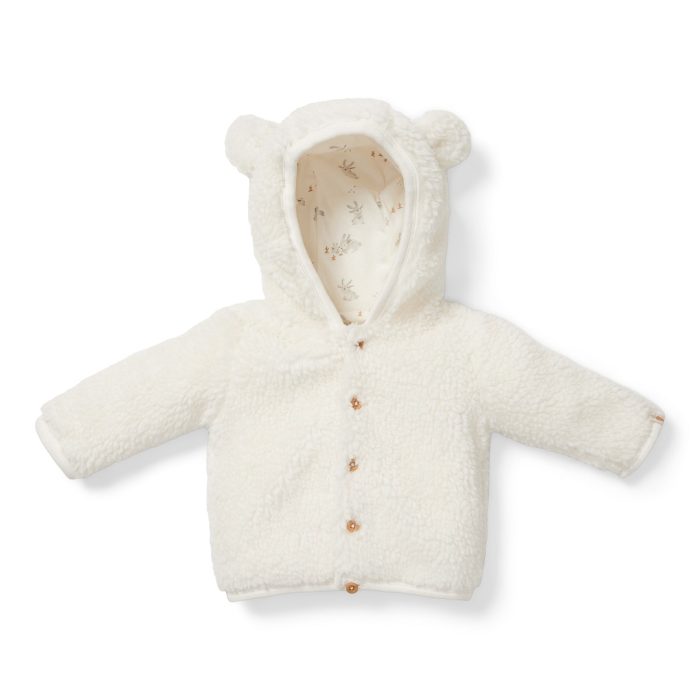 Little Dutch Teddy jakna baby Bunny Off-White