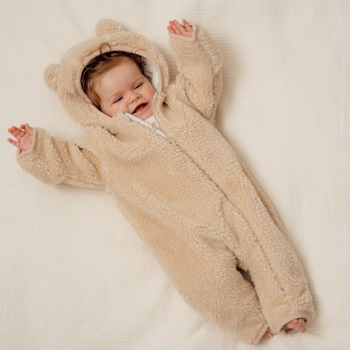 Little Dutch pleten pajac Baby Bunny Sand