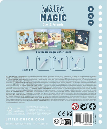 Little Dutch Jim & Friends Water Magic book