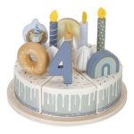 Little Dutch Lesena rojstnodnevna torta Blue