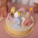 Little Dutch Lesena rojstnodnevna torta Pink