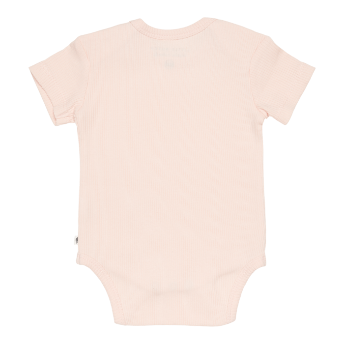 Little Dutch Bodi kratek rokav iz organskega bombaža, Pink 74-80