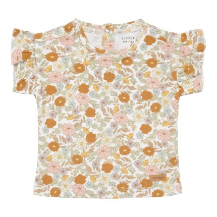 Little Dutch Majica z naborki, Vintage Little Flowers printed