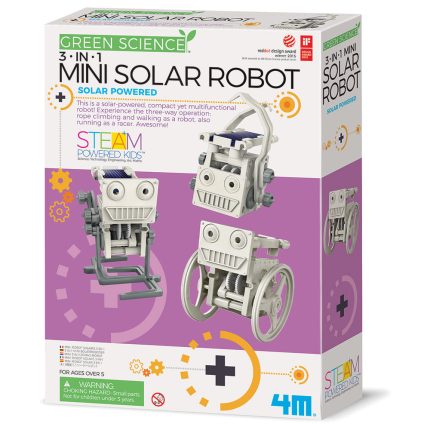 4M Mini solarni robot 3 v 1