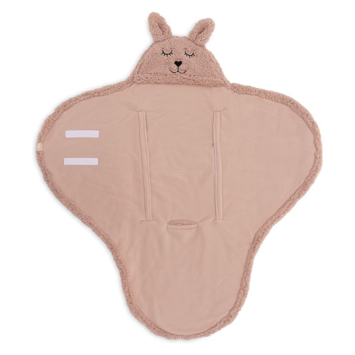 Jollein® Odeja za novorojenčke Bunny Boucle Wild Rose