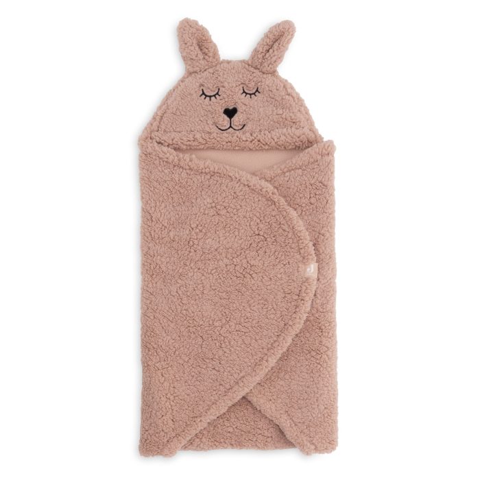 Jollein® Odeja za novorojenčke Bunny Boucle Wild Rose