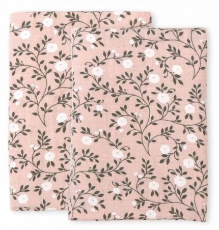 A Little Lovely Company Komplet tetra pleničk, Blossom dusty pink