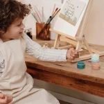 Little Dutch Set za barvanje s prsti Forest Friends