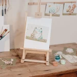 Little Dutch Set za barvanje s prsti Forest Friends