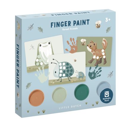 Little Dutch Set za barvanje s prsti Forest Friends