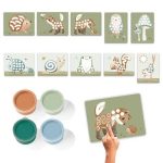 Little Dutch Set za barvanje s prsti Forest Friends